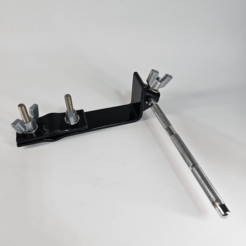 RHYTHM TECH Cowbell Percussion Holder Mount Post Part Multi-Clamp Black Rack
